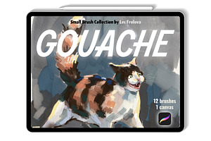 Gouache Brushes for Procreate