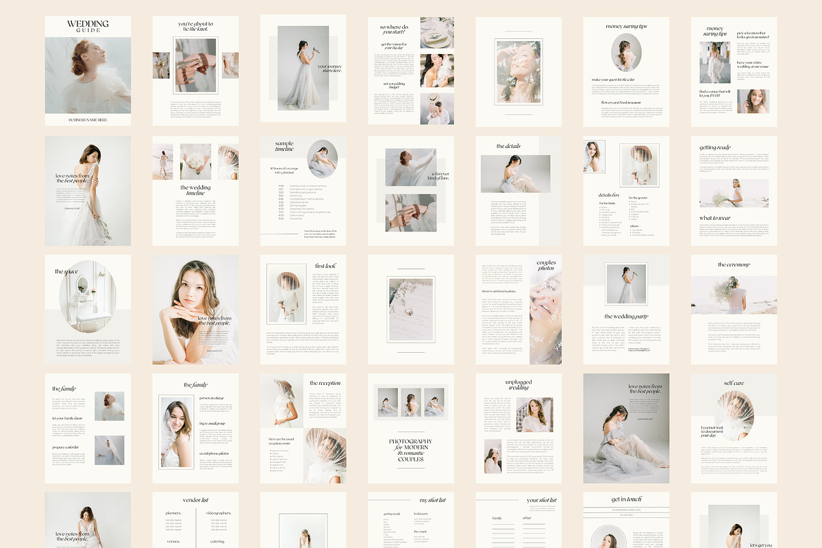 Wedding Photography Client Guide, a Marketing Template by Branding Babe Co. (Photo 5 of 9)