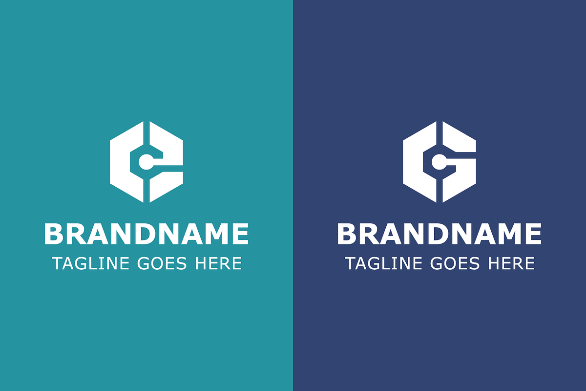Letters CE or CG Technology Logo, a Branding & Logo Template by Pray Art Design Studio (Photo 2 of 2)