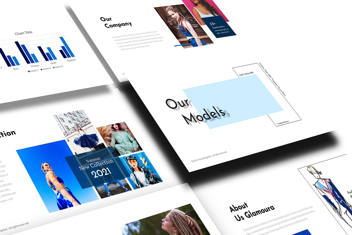 Glamour Fashion Google Slides, a Presentation Template by temphall