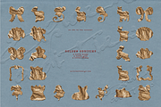 Golden Oddities — Gold Foil Clipart, an Object Graphic by nadispasibenko (Thumbnail 8 of 9)