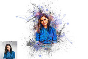 Real Paint Splatter Photoshop Action, an Action Add-On by Studio Retouch (Thumbnail 5 of 11)