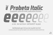 Probeta Extra Bold & Italic -4 fonts, a Sans Serif Font by deFharo (Thumbnail 5 of 8)