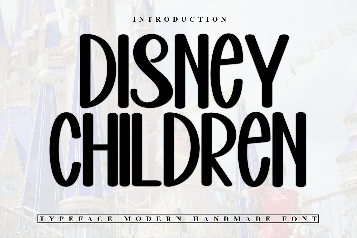Disney Children, a Handwritten Font by InermediaSTUDIO (Photo 1 of 6)