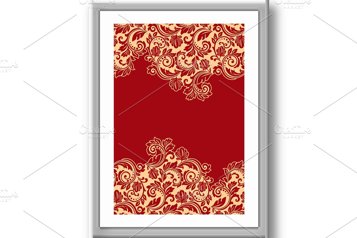 Abstract floral pattern. Vector, a Decorative Illustration by RODINA (Photo 3 of 3)