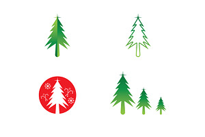 Christmas tree vector and symbol tem, a Graphic by LOGOCREATIVE