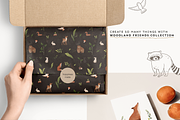 Woodland Animals: colored & outline, an Animal Illustration by imajineko (Thumbnail 3 of 10)