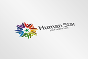 Human Star - Logo, a Branding & Logo Template by Alfam17 (Thumbnail 2 of 3)
