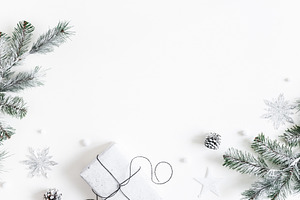 Christmas composition stock photo containing christmas and gift