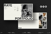 RAYE | Brand Portfolio Template, a Presentation Template by slidestock55 (Thumbnail 1 of 12)
