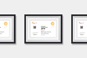 Clean Certificates, a Stationery Template by silukEight (Thumbnail 2 of 7)