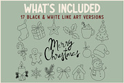 Christmas Doodle Clipart Bundle, a Seasonal Illustration by OREHOVKA (Thumbnail 3 of 3)