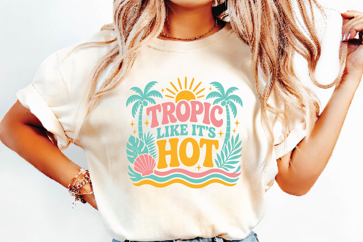 Tropic Like It's Hot Summer Sublimat, a Texture Illustration by DreamPrint404 (Photo 6 of 6)