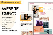 Artist Squarespace 7.1 Template, a Squarespace Template by PATCHPO (Thumbnail 3 of 10)