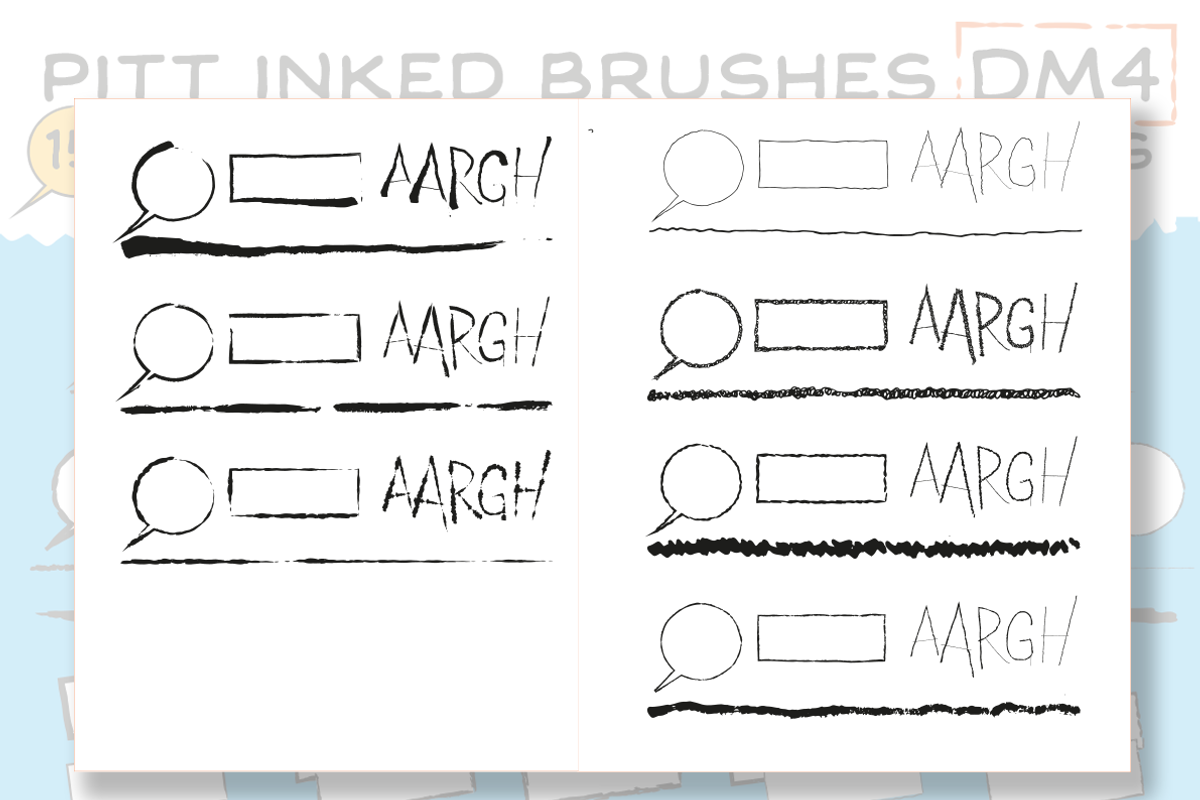 Pitt Inked Brushes DM4, a Brush Add-On by Pitt's Hand (Photo 3 of 3)