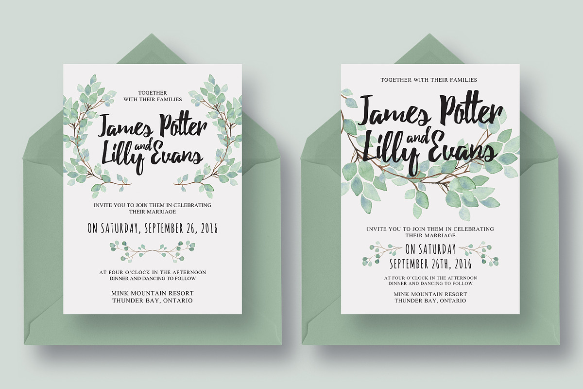 Tremendous Eucalyptus Collection, an Invitation Template by Knotted Design (Photo 7 of 24)