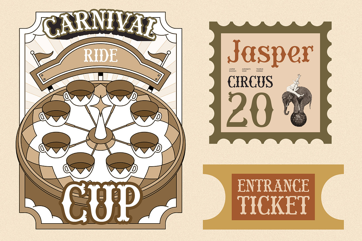 CS Revenant – Tuscan Font, a Sans Serif Font by Craft Supply Co. (Photo 2 of 8)