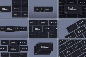 Brand Guidelines Mockup Set