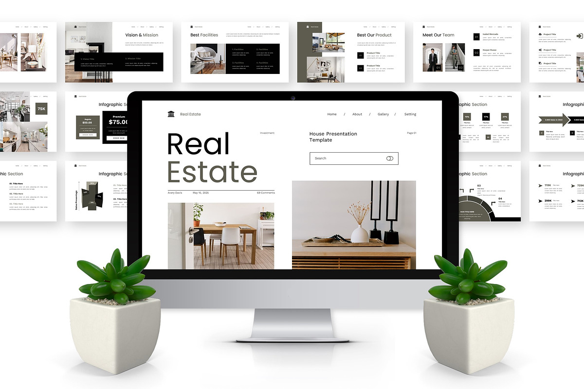 Real Estate - House Powerpoint preview 6