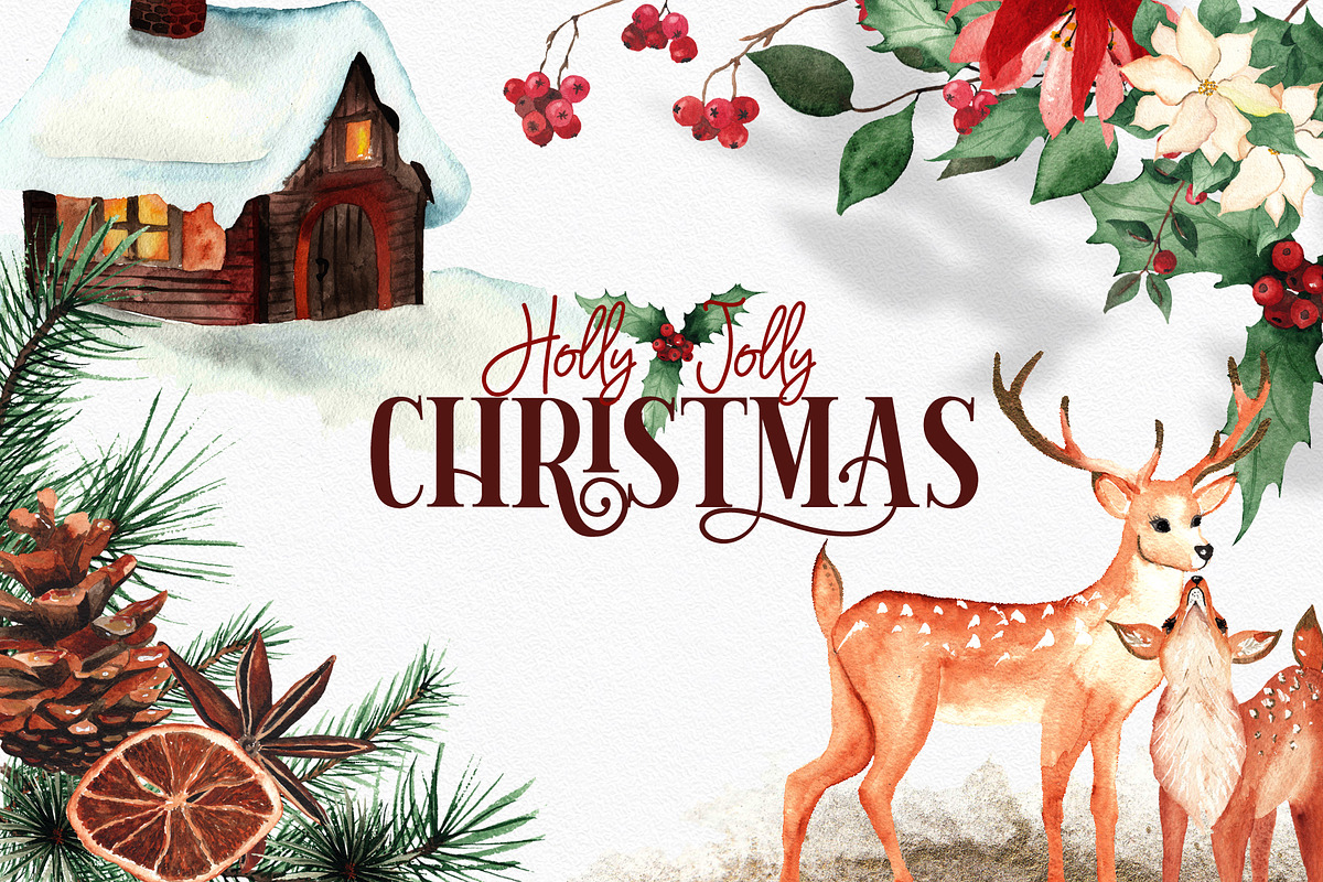 Holly Jolly Christmas, an Object Graphic by Ana-Sakuta (Photo 1 of 14)
