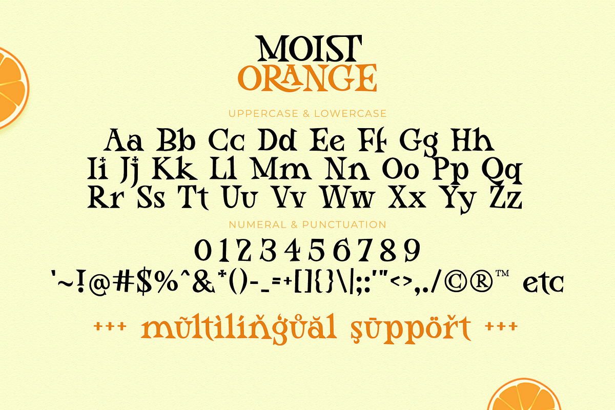 Moist Orange - Cute Serif Font, a Serif Font by Airotype (Photo 8 of 10)