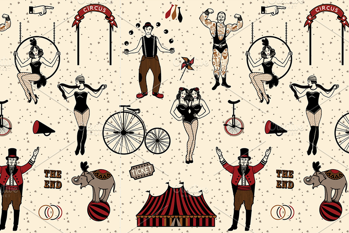 Circus set, an Illustration by Moloko88 (Photo 5 of 11)