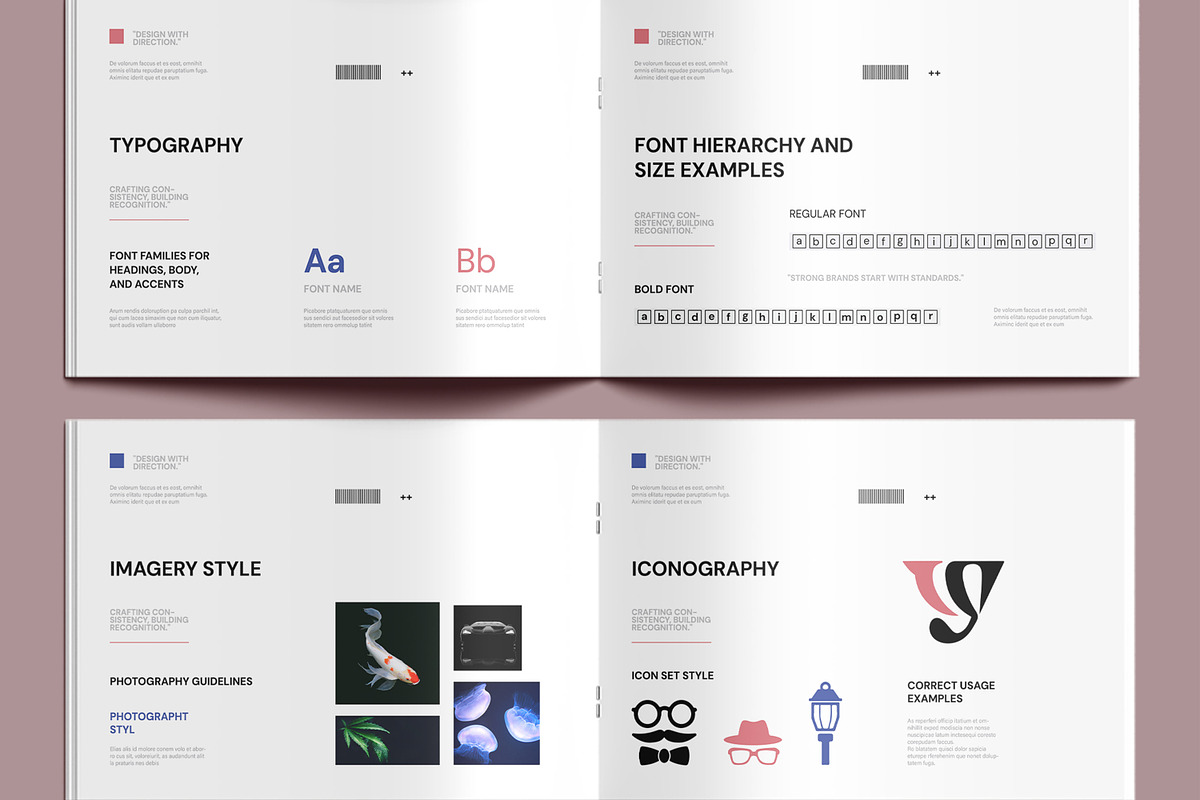 Minimalist Brand Identity Guideline preview 3