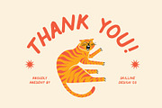 Tiger Illustrations Bundle, an Animal Illustration by Skilline Design Co. (Thumbnail 10 of 10)