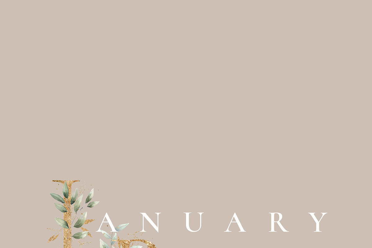 ANIMATED Watercolor Foliage & Gold, a Decorative Illustration by January Bloom (Photo 9 of 12)