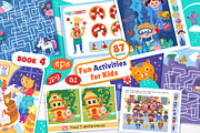 Funny Activities for Kids Book 4, an Animal Illustration by ArtyCats (Thumbnail 1 of 9)