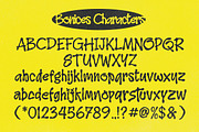 Bonices - Editorial Display Typeface, a Handwritten Font by Blankids Studio (Thumbnail 11 of 12)
