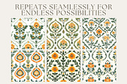 12 Marigold Mischief Patterns, a Pattern Graphic by Inknfolly (Thumbnail 2 of 7)