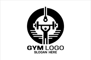 Gym logo, a Branding & Logo Template by Vectorium Studio