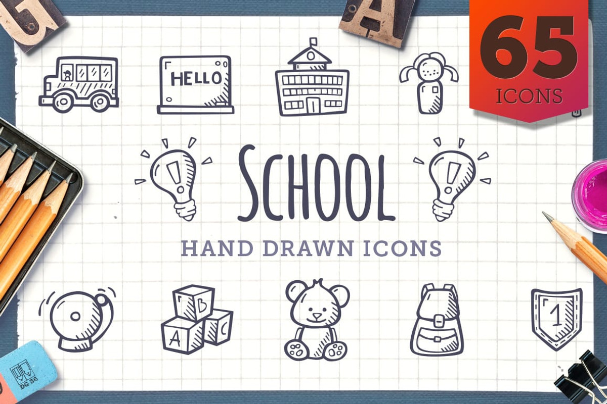 Back To School - Hand Drawn Icons, an Icon by Good Stuff No Nonsense (Photo 4 of 5)