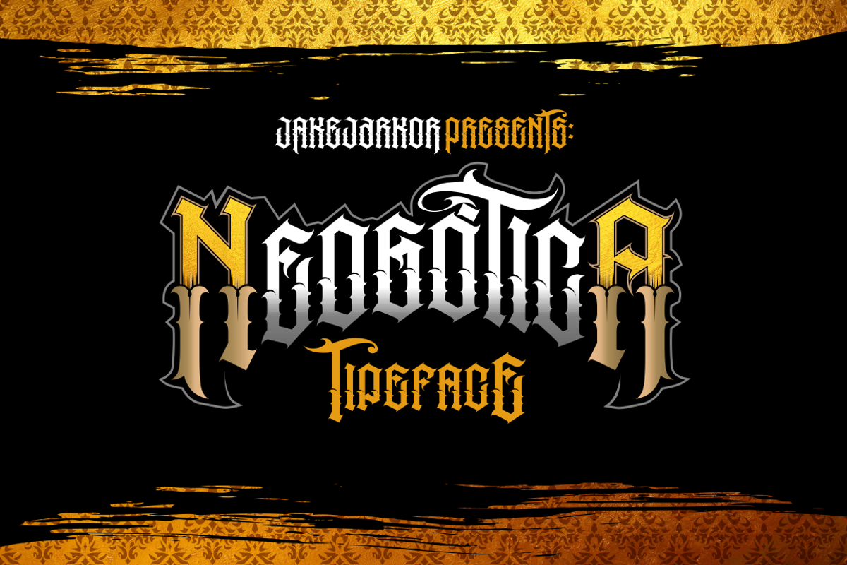 NEOGÓTICA, a Blackletter Font by jakejarkor (Photo 1 of 9)