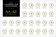 Wedding Monogram Set A, a Branding & Logo Template by Monogram World (Thumbnail 3 of 8)