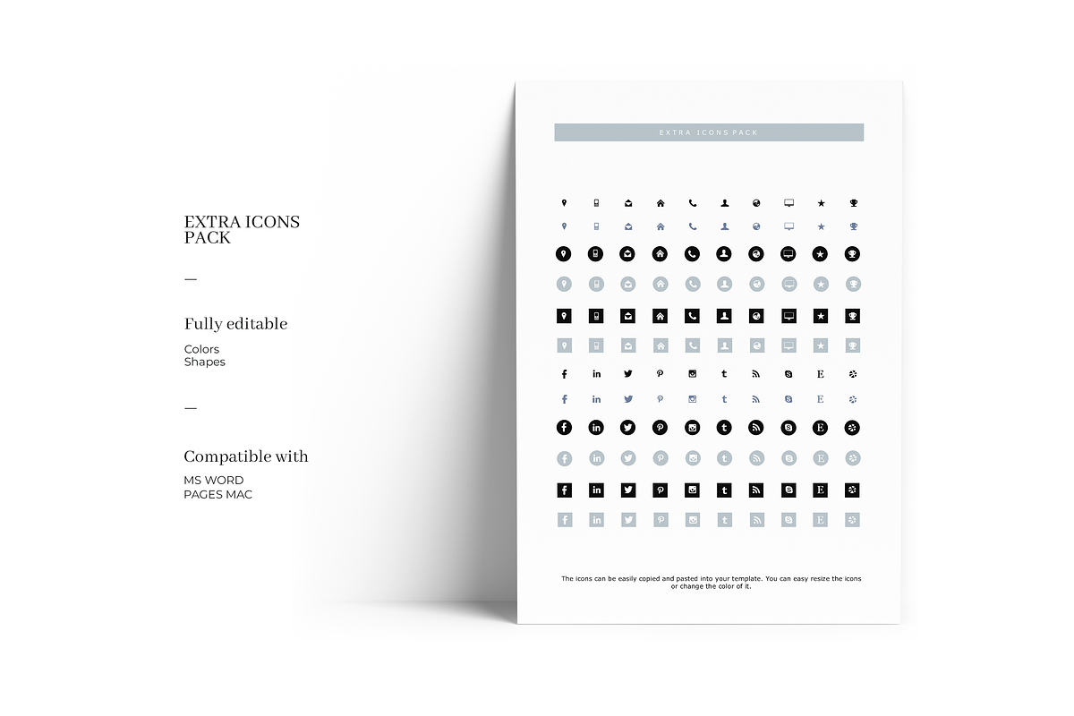Creative Modern Resume Template, a Resume Template by GraphicFlava (Photo 6 of 8)