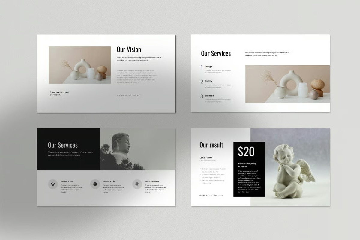 Mileya Business Presentation Templat, a Presentation Template by Fit-tee (Photo 3 of 7)