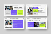 Lime Purple Corporate Profile Deck, a Presentation Template by FIBRINOSÄ (Thumbnail 5 of 6)