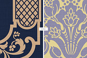 Palace Damask Traditional Patterns, a Pattern Graphic by LEAFure (Thumbnail 5 of 8)