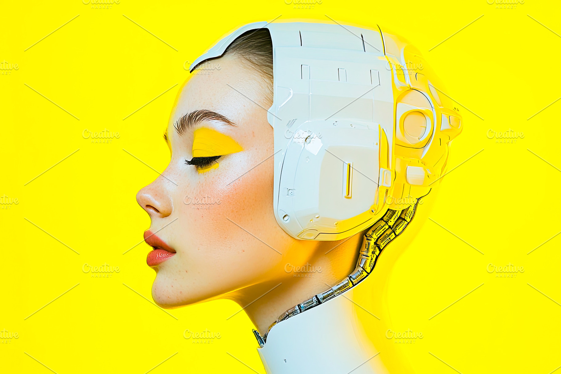 Cybernetic Woman Profile, a Person Photo by Ales Munt
