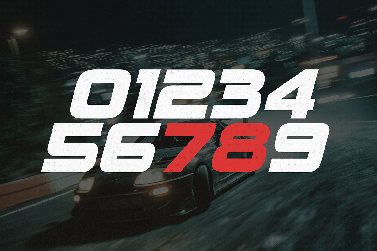 Horizon Drift - Sporty Race Font, a Sans Serif Font by HipFonts (Photo 6 of 10)
