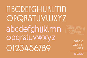 California Sunday Font Duo