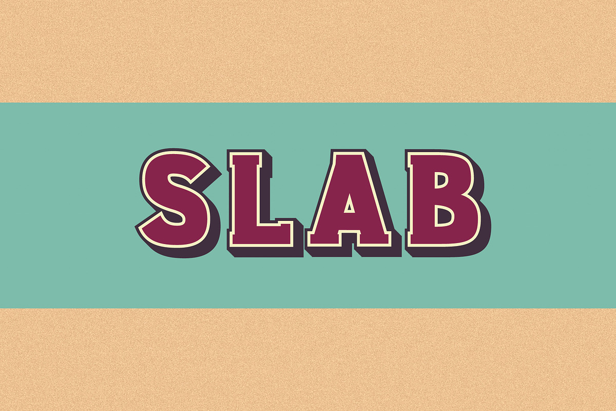 Retro 3D SVG Font, a Font by vladocar (Photo 4 of 6)