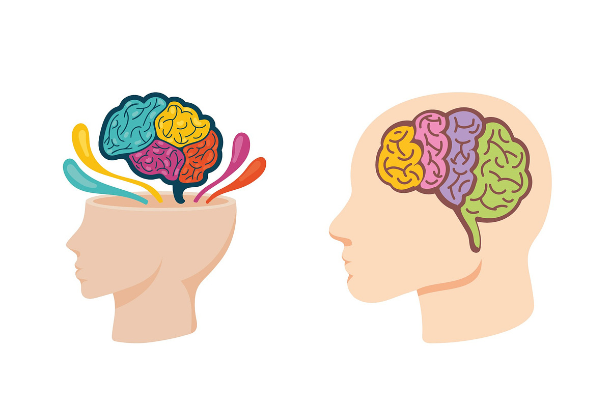 Profile Brains Illustration Set preview 3
