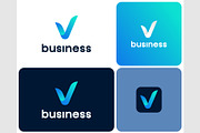 Letter V Modern Gradient Logo, a Branding & Logo Template by ika trisiana (Thumbnail 1 of 2)