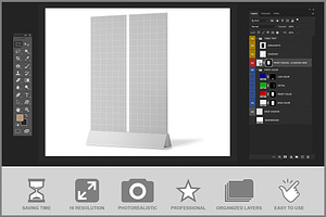 Table Tent Mockup PSD