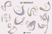 Iridescent 3D Liquid Shapes, a Graphic by Youandigraphics (Thumbnail 10 of 13)