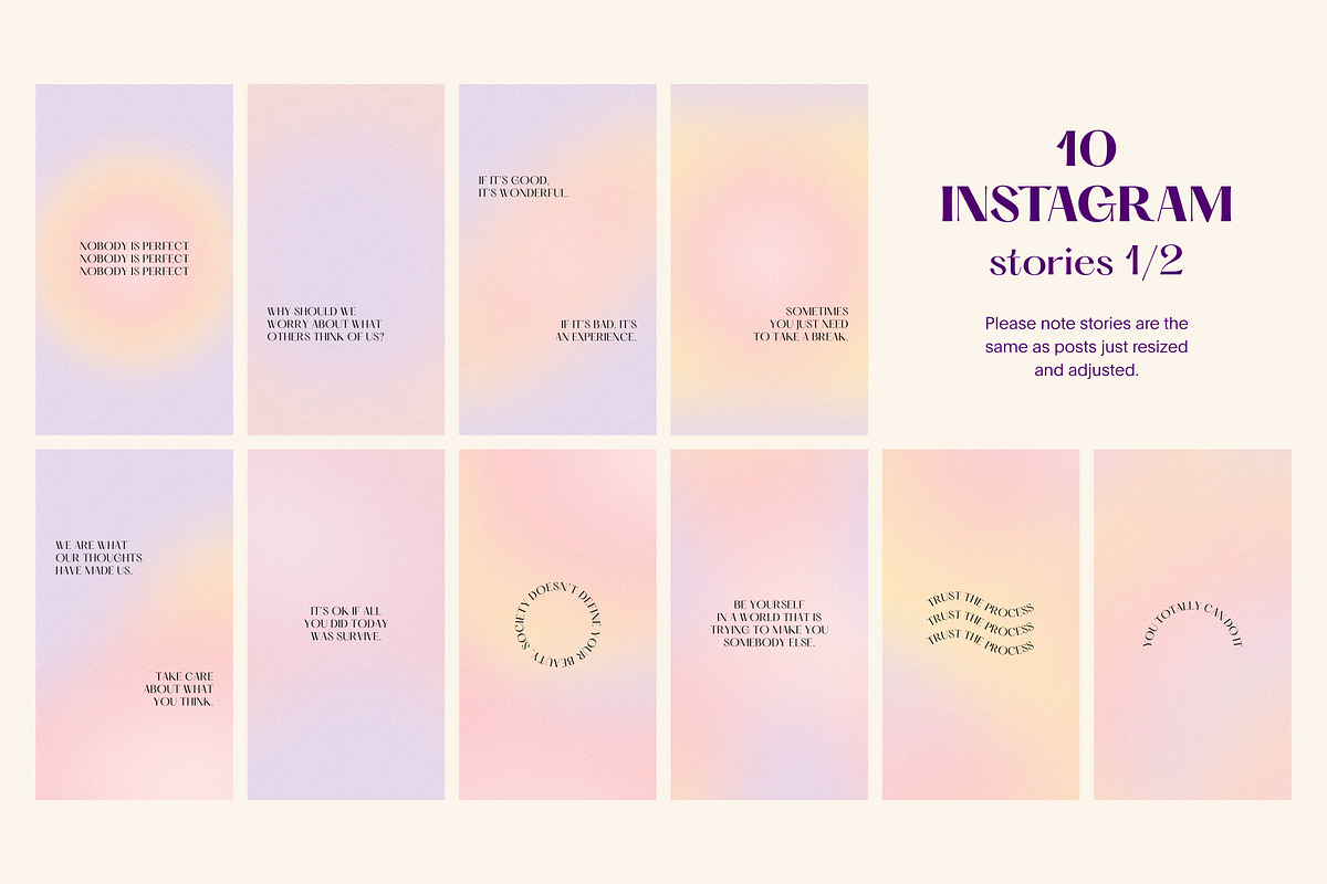 Canva Soft Dreams Instagram Bundle, a Social Media Template by Alice Store (Photo 9 of 9)