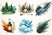 Camping Mode Brushstroke Sublimation, an Illustration by Libby Wishes (Thumbnail 6 of 12)